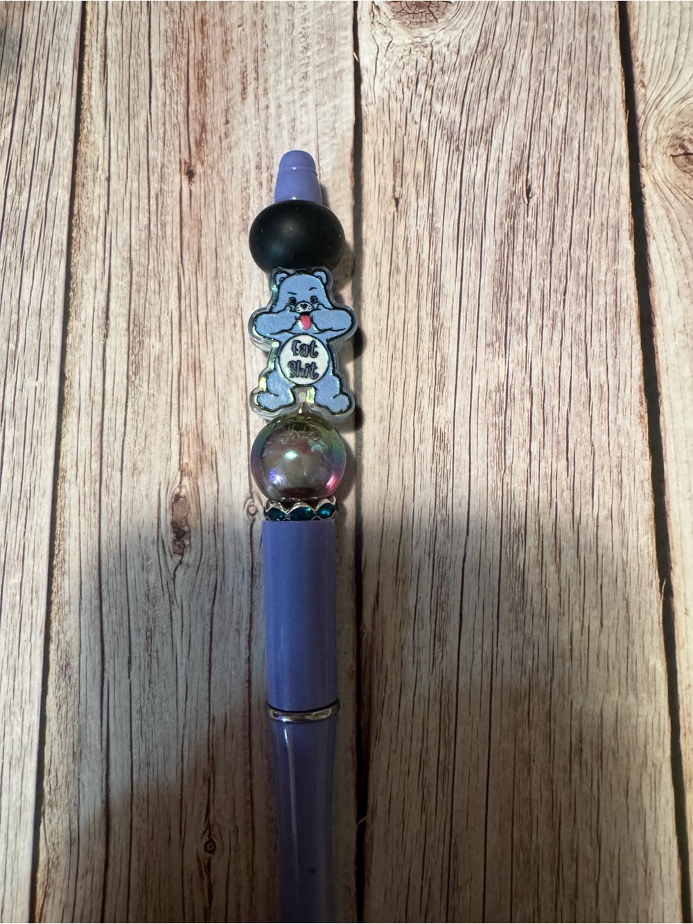 Purple swear bear pen